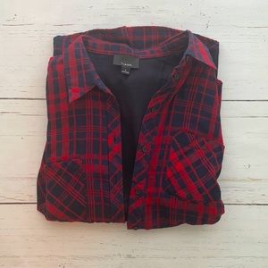 Lumière Red and Blue Gingham Jacket